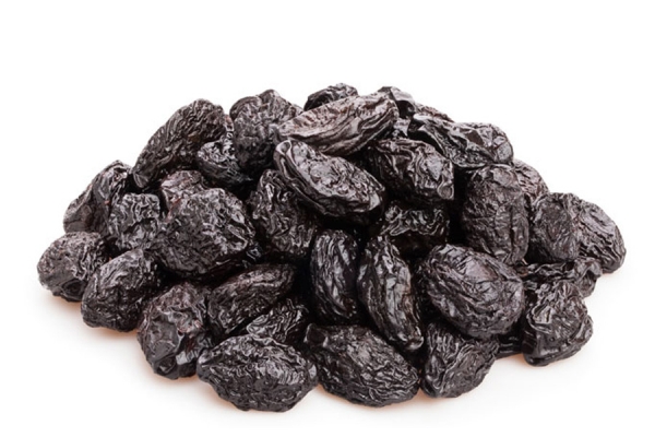Dried plums, natural, with pit